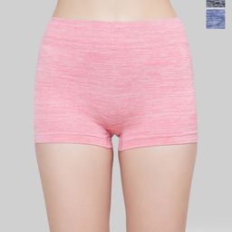 PLUMBURY Women Pack Of 3 Seamless Moisture Wicking Boy Short Briefs-image-36