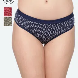 Softskin Women Pack Of 3 Assorted Hipster Briefs-image-44