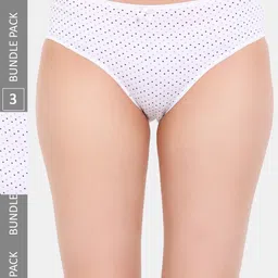 Amour Secret Women Pack Of 3 Printed Hipster Briefs-image-101
