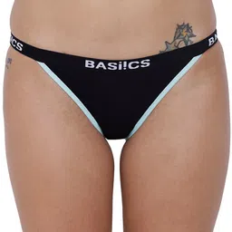 BASIICS by La Intimo Low-Rise Solid Anti-Microbial Thong Briefs BCPBR09-image-46