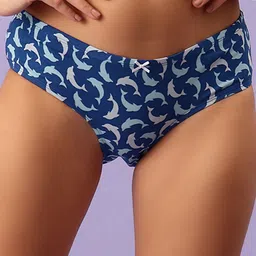 Clovia Conversational Printed Pure Cotton Hipster Briefs-picture-29