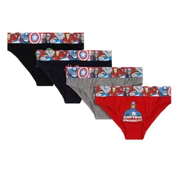 Bodycare Kids Boys Pack Of 4 Avengers Assorted Basic Briefs-image-69