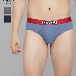 Levis Men Pack of 3 Assorted Smartskin Technology Cotton Briefs with Tag Free Comfort-035-picture-45