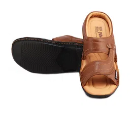 Red Chief Men Brown & Black Thong Flip-Flops-image-28