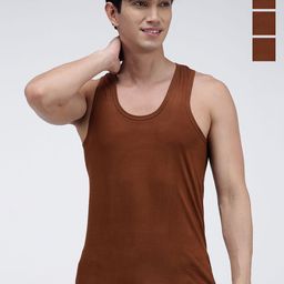 AMUL COMFY Pack Of 4 Pure Cotton  Sleeveless Innerwear Vests- AC-CVESTRN-LB-M-4PC-image-95
