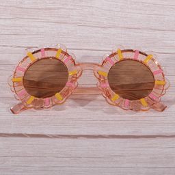 DukieKooky Kids Round Sunglasses With UV Protected Lens DKSG453A-35