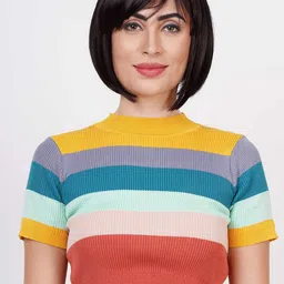 CRIBE Short Hair Full Head Hair Extension Wig - Brown-46