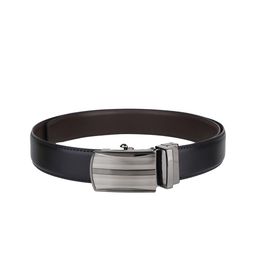 Kara Men Black Textured Formal Belt-image-15