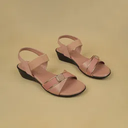Ozuri Wedge Sandals with Buckles-50