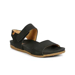 El Naturalista Leather Wedge Sandals with Buckles-picture-24