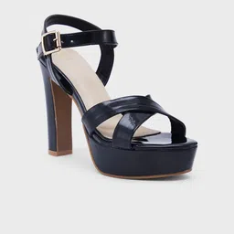 Sole To Soul Platform Sandals with Buckles-56
