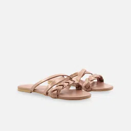 yellowsoles Women Peach-Coloured Open Toe Flats-image-19