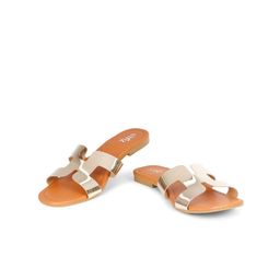stylzrepublic Cut-Out Detail Open Toe Flats-picture-55