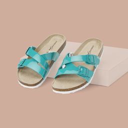 Forever Glam by Pantaloons Women Open Toe Flats with Buckles-39