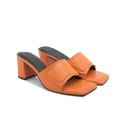 Elevato Basics Women Open Toe Block Heels-12