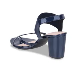 Catwalk Cross Strap Block Heels With Backstrap image 4