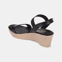 T.ELEVEN Open Toe Textured Flatform Heels image 2