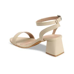 ICONICS Open Toe Block Heels With Ankle Loop image 3