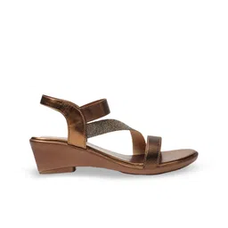 ICONICS Embellished Open Toe Wedge image 4