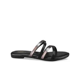 THE WHITE POLE Strappy Open Toe Flats With Backstrap image 5