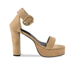 Try Me Open Toe Block Heels image 3