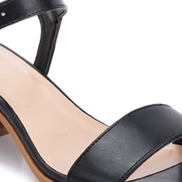 London Rag Open Toe Block Heels image 2