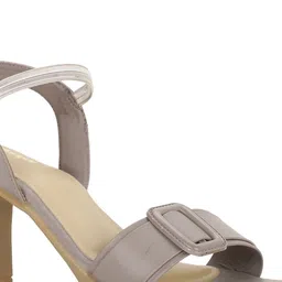 Bata Textured Open Toe Block Heels image 2