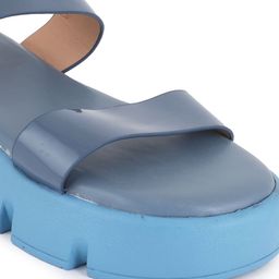 SAPATOS Open Toe Flatform Heels image 4