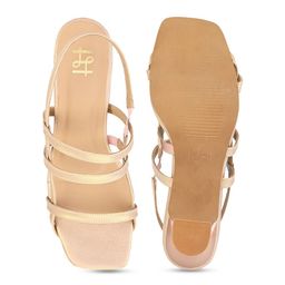 Hydes N Hues Strappy Open Toe Block Heels With Backstrap image 5