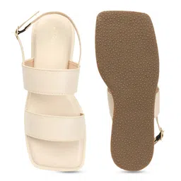 KIRAVI Open Toe Flatform Heels image 2