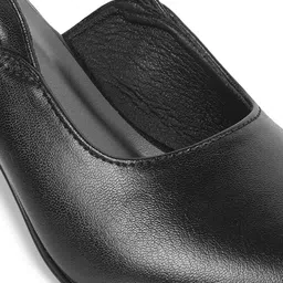 Mochi Textured Block Pumps With Buckles image 3