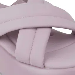Tresmode Cross Strap Open Toe Backstrap Flatform Heels image 4