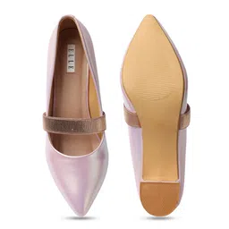 ELLE Pointed Toe Block Pumps image 5