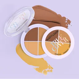 MATTLOOK True Cover Conceal-Correct & Contour Palette - Peanut Butter 04-25