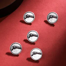 COSA NOSTRAA Set Of 5 Power Gun Suit/Sherwani Buttons-11