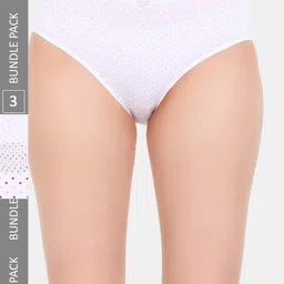 Amour Secret Women Pack Of 3 Printed Cotton Hipster Briefs-image-98
