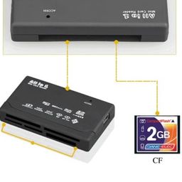 makworld MaK World® USB 2.0 TF Memory Card Reader Fast Data Transmission All in One Card Reader Black/White image 4