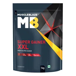 MuscleBlaze Super Gainer XXL Powder For Muscle Mass Gain - Chocolate Bliss - 1Kg-52