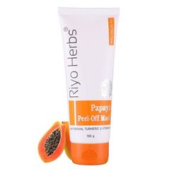 Riyo Herbs Papaya Peel-Off Mask with Turmeric & Green Tea - 100 g-72