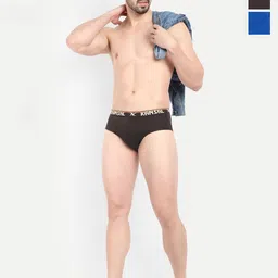 KANSAL Pack Of 3 Low_Rise Cotton Basic Briefs 2.CUT_1051_P3_CrBMst-picture-18