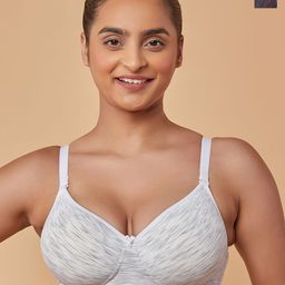 Maashie Pack of 2 Soft Padded Convertible Straps Non Wired Tshirt Bra-picture-24
