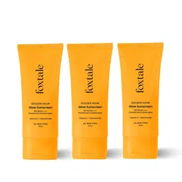 FoxTale Set Of 3 Brightening SPF 50 Sunscreen with Vitamin C & Niacinamide 50 ml-4