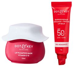 DOT & KEY Set of Barrier Repair SPF50 Lip Balm 10g & Vitamin C+E Lip Plumping Mask 15ml-46