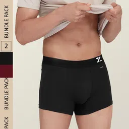 XYXX Men Pack of 2 Aero Super Combed Cotton Trunks XYTRNK2PCKN401-image-94
