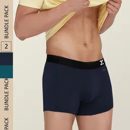 XYXX Men Pack of 2 Aero Super Combed Cotton Trunks XYTRNK2PCKN411-image-31