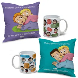 Indigifts Printed Cushions with Dialogue Printed Coffee Mugs-image-14