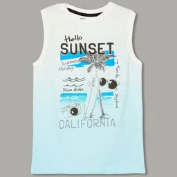 Fame Forever By Lifestyle Boys Conversational printed Pure Cotton Sleeveless T-shirt-picture-7