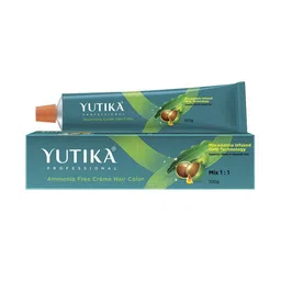 YUTIKA Light Golden Mahogany Brown Professional Creme Hair Color 100gm-image-47