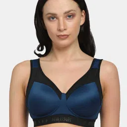 Lovable Sport Colourblocked Seamless Workout Bra with Full Coverage Lightly Padded-11
