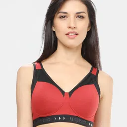 Lovable Sport Colourblocked Seamless Workout Bra with Full Coverage Lightly Padded-48